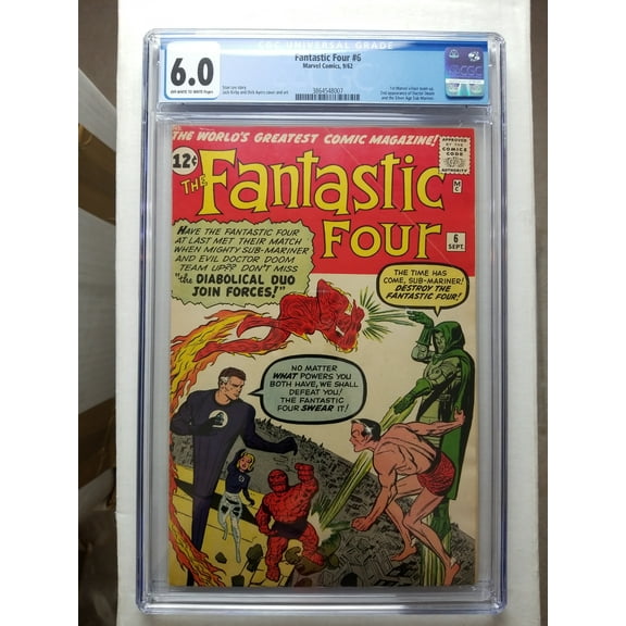 Fantastic Four #6 - CGC 6 Comic Book