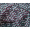 thumbnail image 5 of oneOone Silk Tabby Fabric Triangle Geometric Printed Craft Fabric BTY 42 Inch Wide, 5 of 5