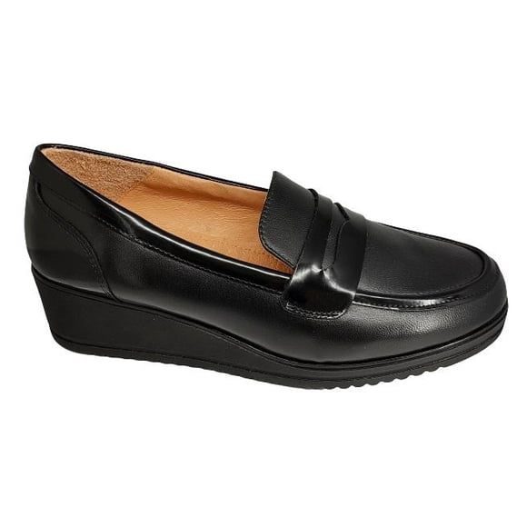 Calzado de ADULTO tipo MOCASIN color NEGRO