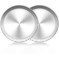 thumbnail image 4 of Pizza Tray, Set Of 4, Stainless Steel, Round Pizza Shape, Pizza Baking Tray For Baking In The Oven, ∅ 26 Cm, Healthy & Durable, Easy To Clean & Dishwasher-Safe, 4 of 10