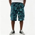 thumbnail image 2 of Mens Athletic Shorts High Waist Drawstring Cargo Shorts Summer Soft Baggy Stretch Workout Shorts, S, 2 of 7