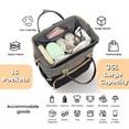 thumbnail image 2 of Mochila para Pañales ROSEGIN 35L Impermeable Acolchada Negra, 2 of 8