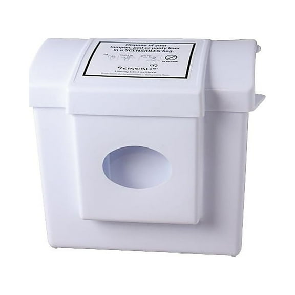 Hospeco Sanitary Receptacle and Liner,9-3/4" H CDW
