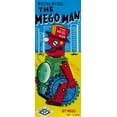 thumbnail image 2 of Retrobot 15x32 White Modern Wood Framed Museum Art Print Titled - The Megoman, 2 of 4