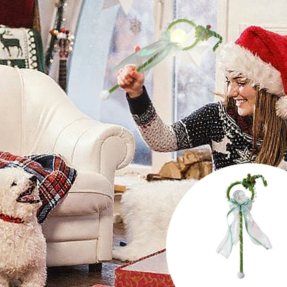 Christmas Light Up Spinner Wands - Set of 4 Festive Designs with Multicolored LEDs - Fun Christmas Light Up Spinning Wands,Great Holiday Stocking Stuffers and Gifts,C