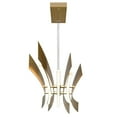 thumbnail image 2 of CWI Lighting Candora Integrated LED Brass Chandelier, 2 of 8