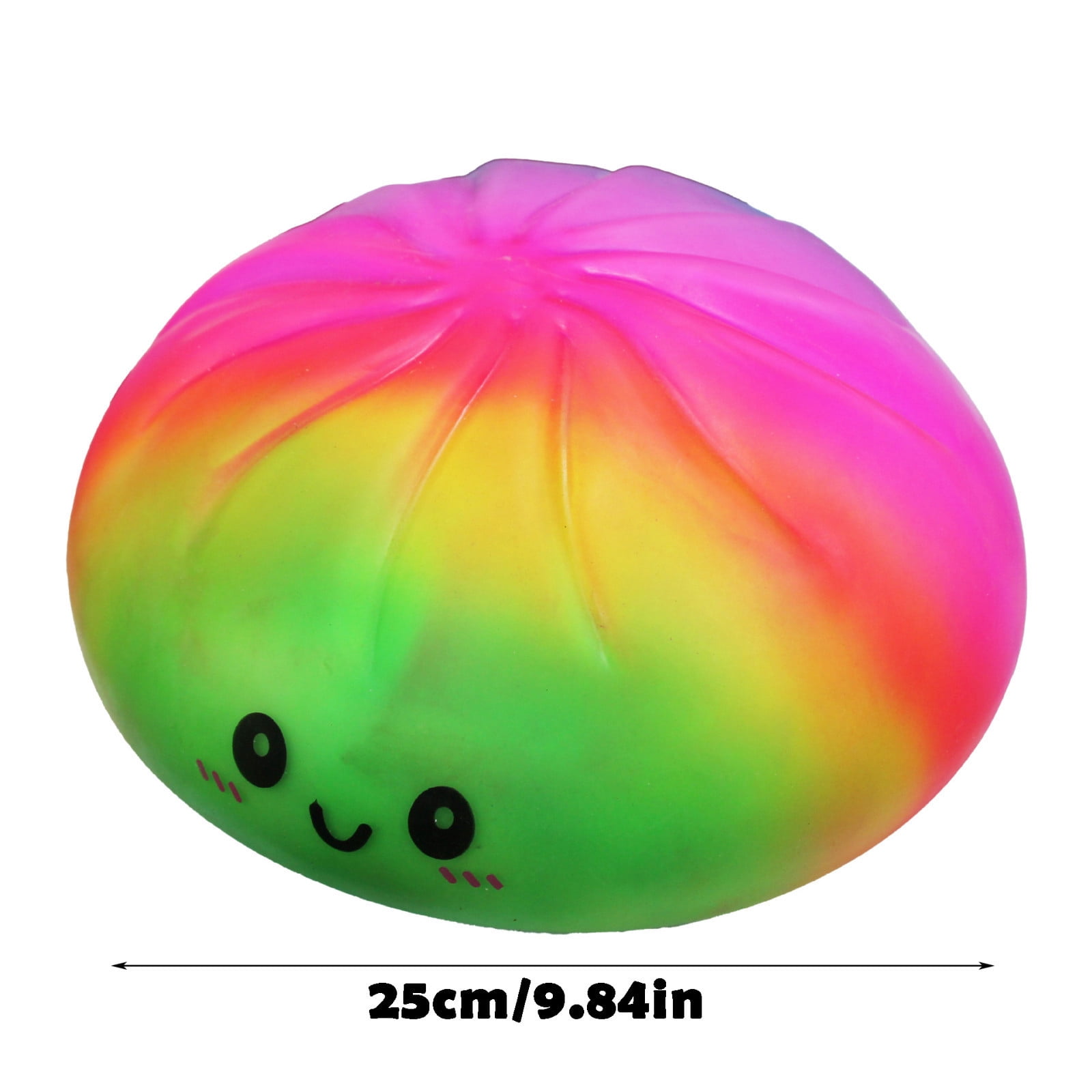 25CM Giant Dumpling Squishy Toy, Soft Slow Rising Big Stress Ball for Adults Anxiety Relief, Cute Decompression Fidget Tool