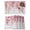 Pink, variant on Red Eucalyptus Leaves Placemats Set of 6, Summer Botanical Weeping Wooden Placemats for Dining Table, Place Mats for Kitchen Tabletop, Waterproof Wipeable Dining Table Mats Set