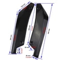 thumbnail image 4 of Rear Bumper Spoiler Canards Diffuser Car Side Fin Scratch Protector Black Rear Lip Wrap Angle Splitters Modificati, 4 of 7