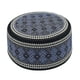 thumbnail image 2 of New Muslim Men Prayer Hats Cotton Embroidery Leisure Saudi Arabia Islamic Hat Muslim Turban Jewish Cap Men Headscarf Clothing, 2 of 5
