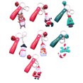 thumbnail image 1 of Llaveros De Navidad Árbol De Navidad Adornos Colgantes Colgante 3D Muñeco De Nieve Papá Noel Reno Llaveros Para Regalos De Navidad Favores De Fiesta 7 Unids Minnieouse AP006079-00, 1 of 6