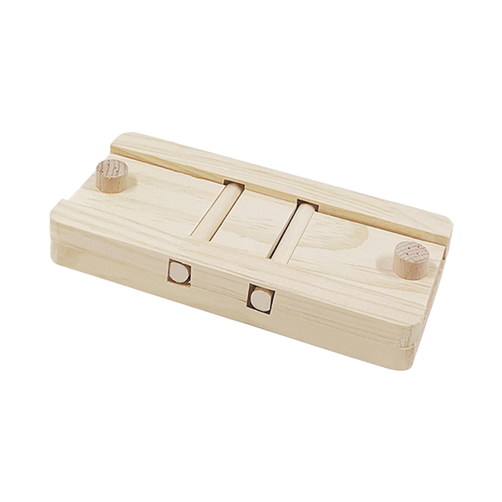 Wooden Enrichment Foraging Toy Chew Toys Hide Treats Puzzle Game Treat Dispenser style B