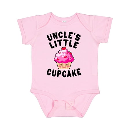 

Inktastic Uncles Little Cupcake Gift Baby Girl Bodysuit