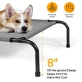 thumbnail image 5 of Ktaxon 43"D x 26"W  Dogs Pets, Outdoor Elevated Dog Bed Fits Up to 150 lbs, Washable Camping Dog Cot, Chew Proof Pet Bed with Breathable Mes, 5 of 8