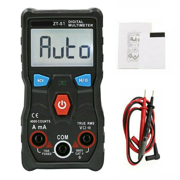 ZT-S1 Automatic Digital Multimeter Tester Meter High for Precision Anti-Burning