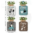 thumbnail image 4 of 4pcs Kitchen Wall Decor Wood Sign Eat Drink Love Enjoy Wood Sign Kitchen Wall Decor Hanging Plaques Farmhouse Eat Sign Board Sign for Home Kitchen Dining Living Room Bar Cafe, 4 of 8