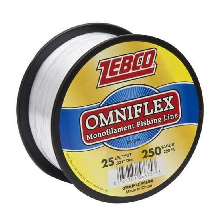 Zebco Omniflex Monofilament High Strength Fishing Line, 8-Pound