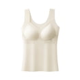 thumbnail image 3 of Built In Bra Tank Tops For Women Elderly U Neck Shapewear High-Stretch Slimming Shapewear, Comfortable Bra Tanktop, 3 of 6