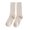 Beige, variant on comerut 1 Pair Cotton Socks Thickened Ultra Soft Keep Warm Solid Color Autumn Winter Long Tube Knitting Pile Socks for Everyday Life