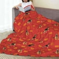 thumbnail image 6 of Honeii German Shepherd Dog Print Fleece Blanket - Throw Blanket for Bed, Sofa, Couch, Camping, and Travel , Microplush Ultra Soft Warm Blanket-50"x40", 6 of 7