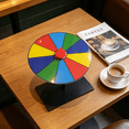 thumbnail image 3 of EXLEAF 2026 New Tabletop Spinning Prize Wheel Dry Erase Spinner with Stand for Fortune Spinning Game in Party Pub Trade Show Carnival Prizes for Party,Trade Show,Carnival,Pub,Home Games, 3 of 7