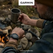 Garmin Instinct 3 45mm AMOLED Display Outdoor GPS Smartwatch Black (010-02936-00) with Earbuds Bundle