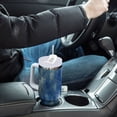 thumbnail image 4 of Yayeee 40oz Stainless Steel Tumbler with Straw and Handle Double-Wall Insulated Travel Water Bottle, Plants and River, 4 of 8