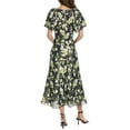 thumbnail image 2 of Tanya Taylor womens  Evette Linen & Silk-Blend Mini Dress, 0, Metallic, 2 of 3