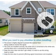 thumbnail image 4 of 41A5034 Garage Door Sensor with Brackets, Replacement for Liftmaster Chamberlain Craftsman Garage Door Sensors, Safety Sensor Beam Compatible with Liftmaster Chamberlain Craftsman Garage Door openers, 4 of 7