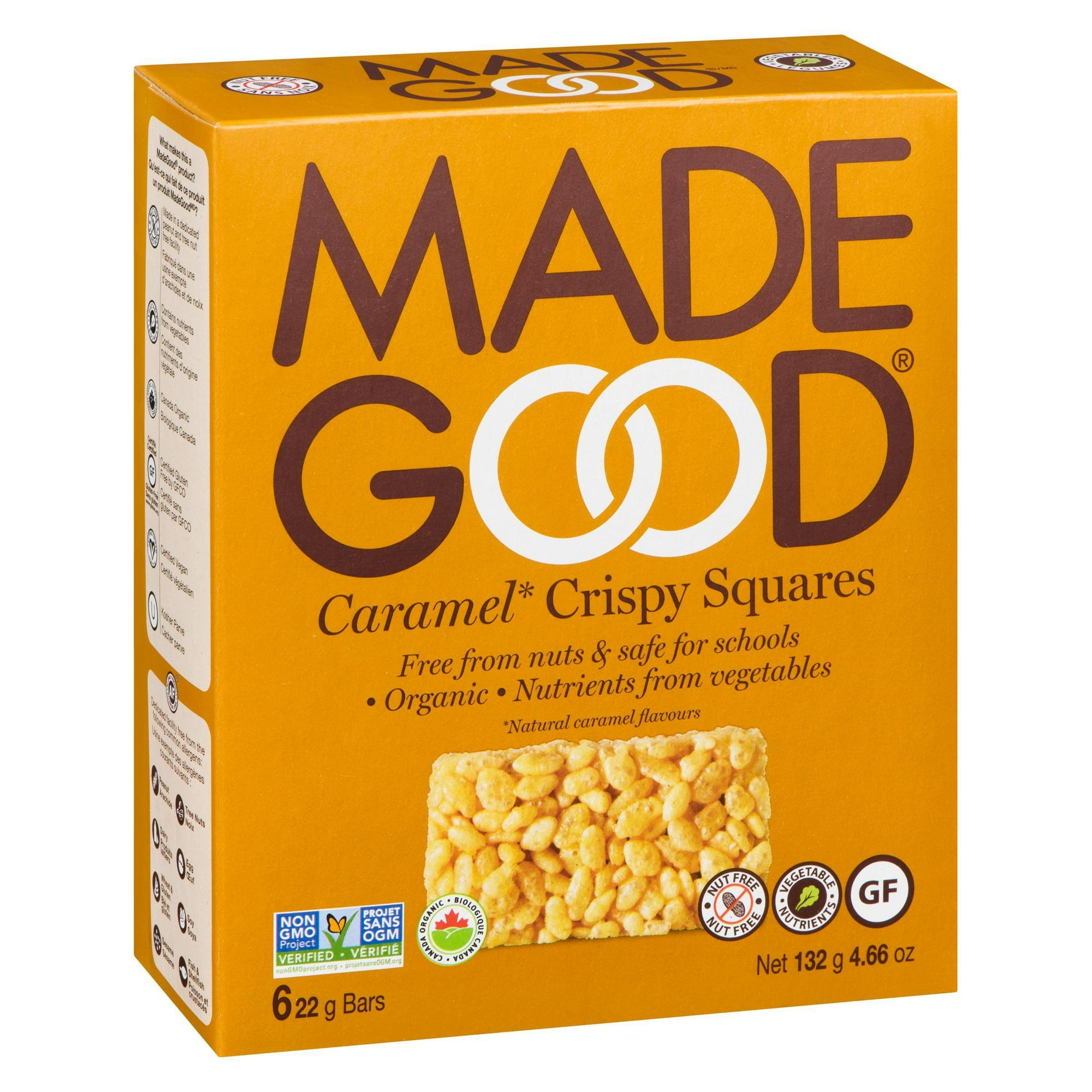 Made Good Caramel Crispy Squares