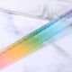 thumbnail image 3 of Peine antiestático para el cabello con arco iris, herramienta para peinar el cabello enredado de doble cabeza (8), 3 of 4