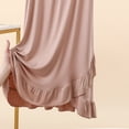 thumbnail image 4 of ZyeKqe Women Nightgown Sleeveless Scoop Neck Casual Ruffled Lightweight Loose Soft Comfy Loungewear Sleep Shirts, 4 of 5