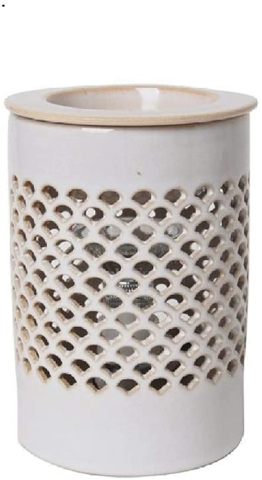 Hosley 5.75 inch High, Cream Electric Ceramic Fragrance Warmer