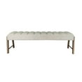 thumbnail image 3 of I Home Furnishings Aurora Latte Bench, 3 of 3