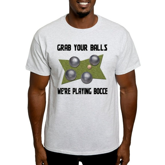 CafePress - Bocce Light T Shirt - Men's Classic Graphic T-Shirt