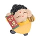 thumbnail image 3 of Hermosa figura mitológica china para decorar el tablero del coche, una obra de arte divertida amarillo, 3 of 9