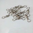 thumbnail image 5 of Greeniant Conectores giratorios de acero al carbono para pesca, 100 piezas, agua salada Flexible, anillo de 12-27mm, accesorios para anzuelos, tamaño Type3 NO3 Greeniant DJ0451-02, 5 of 5