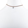 thumbnail image 2 of LUX Accessoires Brun Daim Bruni Or Turquoise Fleur Cactus Choker Ensemble, 2 of 2