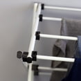 thumbnail image 3 of Home Basics Collapsible Metal Clothes Drying Rack, Silver, 27x14x43 Inches, 3 of 7