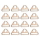thumbnail image 1 of Uxcell 16 Piezas 1 3/4 Pulgadas Ajustador de Hebillas Triangulares Anillos D Strap Oro, 1 of 6
