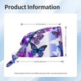 thumbnail image 6 of Kdxio Flying Butterflies Pattern Turban Hat for Women Men Comfortable Adjustable Cleaning Working Cap with Sweatband, 6 of 8