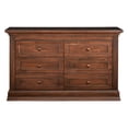 thumbnail image 2 of Baby Cache Montana 6-Drawer Traditional Wood Dresser in Glazed White, 2 of 3