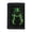 Black Cat Clover Theme, variant on Elastic Polyester Toddler Wallet with Secure Slim Kids Trifold Wallet for Sports, Galaxy Wolf Pattern Trifold Card Wallet