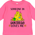 thumbnail image 4 of Inktastic Someone in San Diego Loves Me Boys or Girls Long Sleeve Toddler T-Shirt, 4 of 5