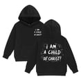 thumbnail image 3 of WERYOUNG Girls Hoodies Fashion Letter Print Long Sleeve Hooded Sweatshirts With Pocket For Kids Cozy Graphic Pullover Hoodie Versatile Tops 2-3 Years, 3 of 3