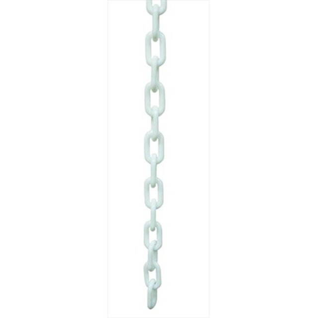 1.5 in. dia. Plastic Chain - 32 ft. Length, White