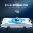thumbnail image 6 of [2+2Pack]For iphone 15 Pro Screen Protector with Camera Lens Protector,Sensor Protection,Dynamic Island Compatible,Case Friendly Tempered Glass Film[9H Hardness]designed for 15 Pro(6.1 Inch), 6 of 7
