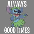thumbnail image 2 of Junior's Lilo & Stitch Always Good Times Cowl Neck Sweatshirt, 2 of 4