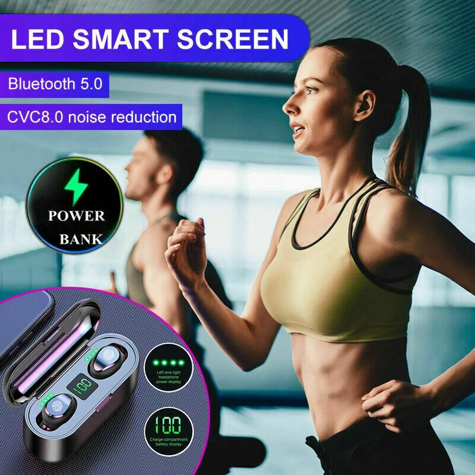 CIRCLE- Bluetooth Wireless Earpiece Headphone Headset Noise Cancelling Sports Waterproof