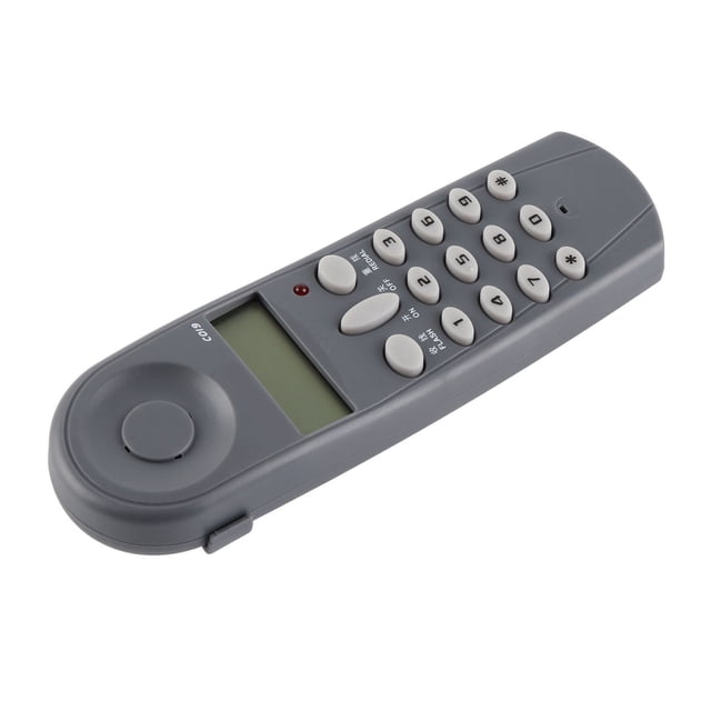 Lline Colgante, Teléfono de la Pared de Cancelación de Ruido Abs Shell Black Shell Clear Sound for Home for Hotel